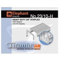 ราคา ELEPHANT ลวดเย็บกระดาษ รุ่น Titania No.23/10-H (กล่อง 1,000 เข็ม) (2021470)