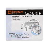 ราคา ELEPHANT ลวดเย็บกระดาษ รุ่น Titania No.23/13-H (กล่อง 1,000 เข็ม) (2021480)