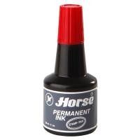 ราคา HORSE หมึกเติมแท่นประทับกันน้ำ สีแดง ขนาด 30 ซีซี (1 ขวด) (2430042)