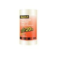 ราคา SCOTCH เทปใส รุ่น 500 แกน 3 นิ้ว ขนาด 3/4 นิ้ว x 36 หลา (แพ็ค 10 ม้วน) (3090253)