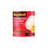 ราคา SCOTCH เทปใส รุ่น 600 ขนาด 3/4 นิ้ว x 36 หลา แกน 1 นิ้ว (แพ็ค 4 แถม 1 ม้วน) (3090262)