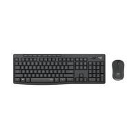 ราคา LOGITECH ชุดคีย์บอร์ดและเมาส์ไร้สาย รุ่น MK295 SilentTouch สีดำ (4008060)
