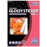 ราคา HI-JET กระดาษสติกเกอร์ A4 120 แกรม รุ่น NSP124-50 สีขาว (แพ็ค 50 แผ่น) (5000368)
