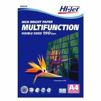 ราคา HI-JET กระดาษมัลติฟังก์ชั่น สีขาว ขนาด A4 190 แกรม แพ็ค 50 แผ่น (5001391)