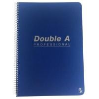 ราคา DOUBLE A สมุดสันห่วงขนาด A5 ปกน้ำเงิน หนา 70 แกรม 40 แผ่น (5004628)