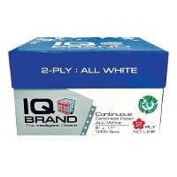 ราคา IQ กระดาษต่อเนื่องเคมีขาว ขนาด 9 x 11 นิ้ว 2 ชั้น (5005344)