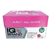 ราคา IQ กระดาษต่อเนื่องเคมีขาว ขนาด 9x5.5 นิ้ว 4 ชั้น (5005343)