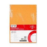 ราคา ONE ซองเอกสารน้ำตาล (KA) ขนาด 7x10 นิ้ว 125 แกรม (แพ็ค 50 ซอง) (5005753)