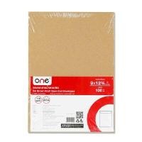 ราคา ONE ซองเอกสารน้ำตาล BA ขนาด 9x12 3/4 นิ้ว 110 แกรม (แพ็ค 100 ซอง) (5005761)