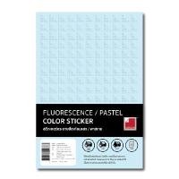 ราคา LABELLON สติกเกอร์ A4 70 แกรม รุ่น NPT-002BL สีฟ้า (20 แผ่น) (5006686)