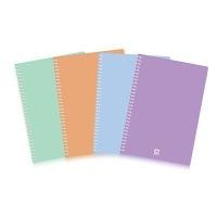 ราคา ELEPHANT สมุดริมลวด B5 70 แกรม 40แผ่น คละสี ปกพลาสติก PP แข็งแรงทนทาน (5007039)