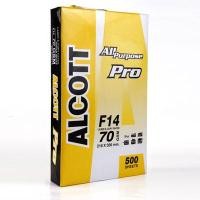 ราคา ALCOTT กระดาษถ่ายเอกสาร สีขาว ขนาด F14 70 แกรม 500 แผ่น/รีม (5011130)