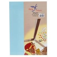 ราคา FLYING กระดาษการ์ดสี A4 200 แกรม No.14 สีฟ้า (แพ็ค 50 แผ่น) (5023510)