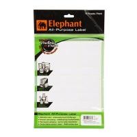 ราคา ELPHANT ตราช้าง ป้ายสติกเกอร์ แล็ป A9 19x50 มม. (5291390)