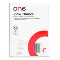ราคา ONE แฟ้มโชว์เอกสาร A4 สีใส 30 ซอง/เล่ม (6003888)