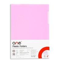 ราคา ONE ซองเอกสาร สีชมพู ขนาด A4 (12ซอง/แพ็ค) (6003905)
