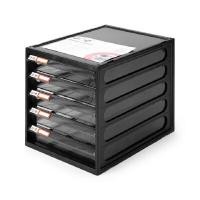 ราคา ONE ตู้เอกสาร 5 ชั้น โครงสีดำ ลิ้นชักสีเทา (6003951)