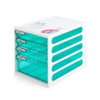 ราคา ONE ตู้เอกสาร 4 ชั้น รุ่น CFB-4 โครงสีขาว ลิ้นชักสีเขียว (6004179)