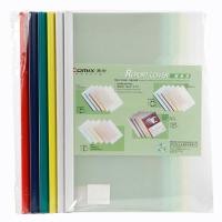 ราคา COMIX แฟ้มโชว์เอกสารสันรูด รุ่น Q310 ขนาด A4 คละสี (แพ็ค 6 เล่ม) (6091490)
