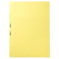 ราคา BAIPO แฟ้มเจาะสันพับ F/C สีเหลือง ขนาด 26.2 x 38.6 ซม. (6110046)