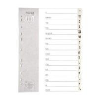 ราคา BENNON อินเด็กซ์พลาสติก Heavy Duty Vinyl ก-ฮ สีเทา ขนาด 22.4x29.7 ซม. (6181340)