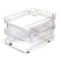ราคา ORCA ถาดเอกสารพลาสติก 3 ชั้น รุ่น S3-N สีใส (6271090)