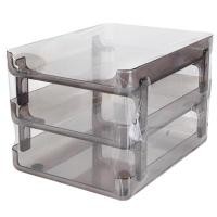 ราคา ORCA ถาดเอกสารพลาสติก 3 ชั้น รุ่น S3-N สีเทาใส (627109T)