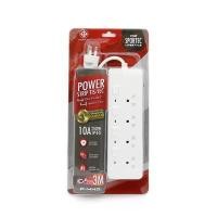 ราคา VOX ปลั๊กไฟ มอก. 4 สวิตช์ 4 ช่อง รุ่น F5ST3-VS01-4401 สีขาว สายไฟยาว 3 เมตร (8004085)