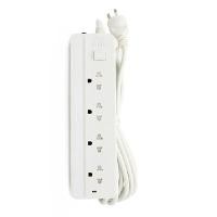 ราคา VOX ปลั๊กไฟ 1 สวิตช์ 4 ช่อง รุ่น F5ST3-VSA1-4101 สีขาว สายไฟยาว 3 เมตร (8004480)