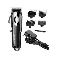 ราคา Gemei ปัตตาเลี่ยนไร้สายมีครีบ ใบมีดสเตนเลส GM-805 แบตเตอรี่ลิเที่ยมไออน 2,200 mAh ใช้งาน 150 นาที พร้อมหวีรองตัด 4 ขนาด - สีดำ (Y011576)