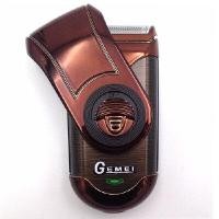 ราคา Gemei เครื่องโกนหนวดไฟฟ้าไร้สายแบบชาร์จ GM-9001 ใบมีดแบบฟอยด์ ขนาดพกพา พร้อมที่กันจอน แถม!!ใบมีดสำรอง - สีทอง (Y011599)