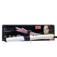 ราคา Gemei เครื่องหนีบ&ม้วนผมไฟฟ้า แบบหมุน 360 องศา ซ้ายขวา GM-2926 ทัวร์มาลีนเซรามิก จอ LCD แสดงอุณหภูมิแบบดิจิตอล 200C ปรับอุณหภูมิได้ - สีชมพู/ขาว (Y011632)