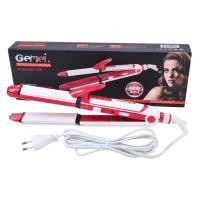 ราคา Gemei เครื่องหนีบผม 3 in 1 หนีบผมตรง หยัก และม้วน ปรับ 3 ระดับ ทัวร์มาลีนเซรามิก GM-1958 กำลังไฟฟ้า 30 วัตต์ ร้อนเร็ว 230C - สีชมพู (Y011625)