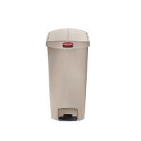 ราคา ถังขยะเท้าเหยียบฝาเปิด 2 ด้าน SlimJim ขนาด 68 L สีเบจ (Y013653)
