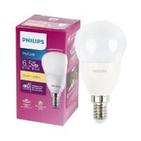 ราคา หลอดไฟ LED E14 6.5W Warm White PHILIPS รุ่น P50 E14 (Y035405)