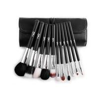 ราคา Lady Q ชุดแปรงแต่งหน้า 11 ชิ้น STBA11classic ขนแปรงเนียนนุ่ม แน่นหนา คุณภาพดี สีติดง่าย ไม่หลุดร่อน น้ำหนักเบา พร้อมซองกระเป๋าหนังแท้ - สีดำ (Y037798)