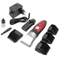 ราคา Gemei ปัตตาเลี่ยนไร้สายแบบชาร์จ ใบมีดเซรามิก GM-6001 ปรับระดับ 0.8-2.0 มม. มีแบตสำรอง 2 ก้อน พร้อมหวีรองตัด 4 ขนาด - สีแดง (Y060632)