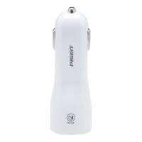 ราคา PISEN อะแดปเตอร์คู่ชาร์จไฟในรถยนต์ Dual USB iPad Car Charger 2A USB 5 โวลล์ ขาล็อคแบบสปริง โทรศัพท์ได้แม้เสียบชาร์จไฟอยู่ สะดวกสบายเสียบได้ทันที ชาร์จเร็ว ไม่เปลืองไฟ ปลอดภัย ไม่ร้อน - สีขาว (Y061304)