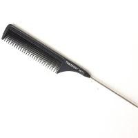 ราคา TONI&amp;GUY หวีหางเหล็ก สำหรับรวบผมตึงหรือแสกผม รุ่น 8613 Carbon Antistatic Comb กว้าง 2.8 ยาว 23 สูง 0.4 ซม. สำหรับช่างตัดผม บาร์เบอร์ ซาลอน ร้านเสริมสวย – สีดำ (Y069188)