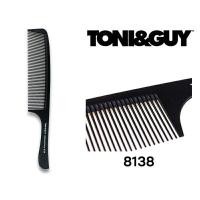 ราคา TONI&amp;GUY หวีผมซี่ยาว ทรงอีโต้ ด้ามโค้ง รุ่น 8138 กว้าง 4.5 ยาว 21.5 สูง 0.3 ซม. น้ำหนัก 13 กรัม ช่างตัดผมมืออาชีพ ซาลอน - สีดำ (Y069190)
