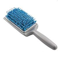 ราคา แปรงหวีผมเปียก ขนแปรงผ้าขนหนูเป็นไมโครไฟเบอร์ที่ช่วยซึบซับน้ำทำให้ผมแห้งเร็วขึ้นถึง 30% ดูดซับได้ดี อ่อนโยนต่อเส้นผม - สีฟ้า (Y069291)