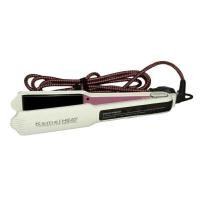 ราคา Kemei Heat Pro ION เครื่องหนีบผม ความร้อนสูง ทัวร์มาลีนเซรามิกแผ่นกว้าง KM-1088 ร้อนเร็ว ปรับอุณหภูมิดิจิตอล 150-230 องศา จอ LCD ปุ่มสัมผัส - สีขาว (Y078654)