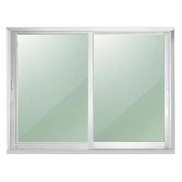 ราคา หน้าต่างอะลูมิเนียมบานเลื่อน NK รุ่น 2 บานไม่มีมุ้งลวด ขนาด 100 x 100 ซม. สีขาว (Y084923)