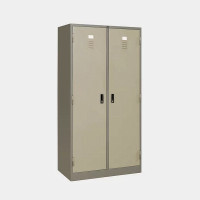 ราคา ตู้เสื้อผ้าเหล็ก บานเปิดมีคั่นกลาง มี 9 สี ไอคอนิค MWO-2 สีเทาสลับ (YA06483)