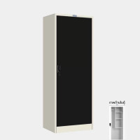 ราคา ตู้เก็บของอเนกประสงค์บานเปิดทึบ มีราวแขวน พร้อมชั้นวาง มี 14 สี ไอคอนิค MCAB-02 สีขาว-ดำ (YA11250)