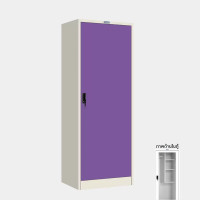 ราคา ตู้เก็บของอเนกประสงค์บานเปิดทึบ มีราวแขวน พร้อมชั้นวาง มี 14 สี ไอคอนิค MCAB-02 สีขาว-ม่วง (YA11256)