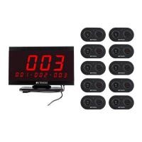 ราคา RETEKESS รุ่น TD 105 (จอรับสัญญาณ 1 ) + TD 036 (ปุ่มกดเรียก * 10 ) กริ่ง กด เรียก พนักงาน ไร้สาย สำหรับ ร้านอาหาร คาเฟ่ สินค้ารับประกัน 1 ปี (YA12396)