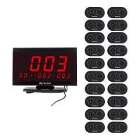 ราคา RETEKESS รุ่น TD 105 (จอรับสัญญาณ 1 ) + TD 036 (ปุ่มกดเรียก * 20 ) กริ่ง กด เรียก พนักงาน ไร้สาย สำหรับ ร้านอาหาร คาเฟ่ สินค้ารับประกัน 1 ปี (YA12395)