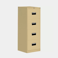 ราคา ตู้เก็บเอกสาร 4 ลิ้นชัก ใส่แฟ้มแขวนได้ ระบบ Cyber lock มี 9 สี ไอคอนิค DR-4 สีครีม (YA13715)