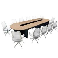 ราคา CENTURY ชุดโต๊ะประชุม 16 ที่นั่ง รุ่น LCF5100 สีไวท์โอ๊ค ขนาด (กxยxส) 150x510x75 ซม. (YA20723)